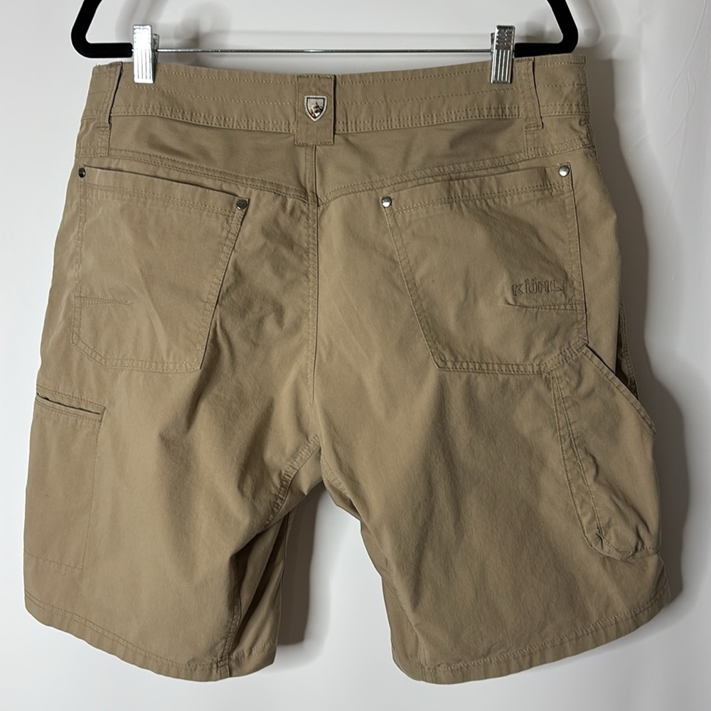 Kuhl Tan Flat Front Shorts Versatile Casual Wear - Picture 2 of 9